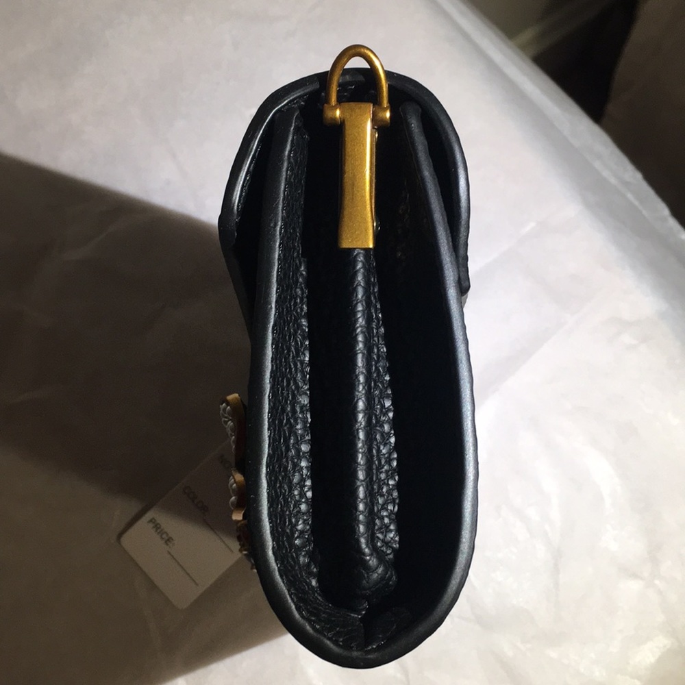 Last one! NWT Black Embellished Cross Body Bag - Picture 8 of 8